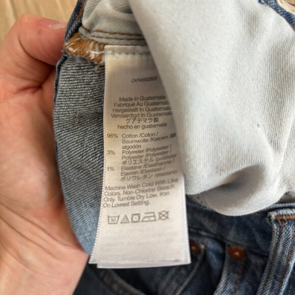 Madewell Perfect Vintage Jeans Women's 33 Blue Denim Stretch 90s Mom - Picture 5 of 12